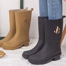바이시유 여성 여자 레인부츠 장마철 신발 장화 레인슈즈 방수 부츠 제이스
