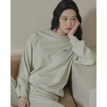 [폴햄] PHC3TR2020 여성 가을 겨울 7컬러 캠핑 미니 자수 맨투맨 티셔츠