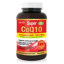 코엔자임q10 코큐텐 60캡슐 캐나다식약처승인 허바 캐나다, 60정, 1병