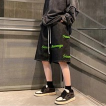 에피스 데님 밴딩 반바지