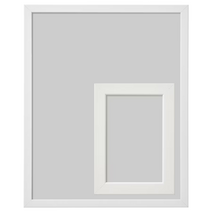 이케아 FISKBO 피스크보 액자 화이트 50x70cm, 블랙