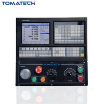 TOMATECH 8 인치 스크린 PLC 사다리 매크로 프로그램 4 축 ATC CNC 드릴링 밀링 머신 컨트롤러 시스템 추가 포함, [01] 3Axis with Sub Panel