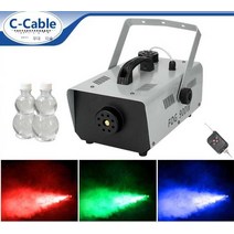 원격제어 스모그머신 무대 연기 소방훈련 결혼식 연기, 조명없음 1500W 컬럼 후드 (리모컨 포함)