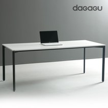 다가구 페르마타 1600 x 800 컴퓨터책상 스탠다드 타입, 아이보리(상판):블랙(프레임)