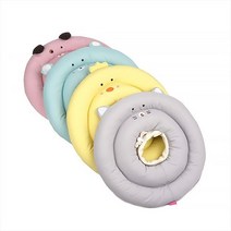 진돗개 중성화 수술 목카라 강아지 넥쿠션 고양이 목보호대 수술후 넥카라, 블루XL, 블루