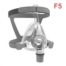 코골이방지 양압기 F5/F5A CPAP 마스크 CPAP 자동 CPAP BPAP 베개 풀 페이스 마스크 실리콘 소재 사이, 02 F5_01 L