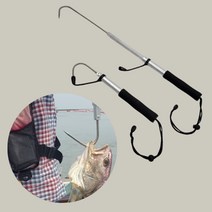 3단길이조절 해루질갈고리 문어갸프 스텐 소형