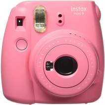 후지필름 Fujifilm Instax Mini 9 인스탁스 미니9 인스턴트 카메라 핑크 블루 노랑 8가지색상, 플라밍고 핑크