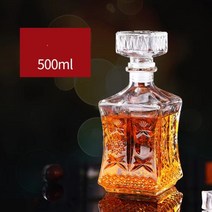 YAPOGI 크리스탈 글라스 위스키 양주 술병 집술, 루이 13세 × 1개, 루이 13세 × 1개, 루이 13세 × 1개