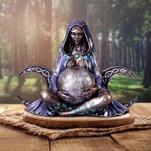 조각상 인테리어 석고상 조형물 mother earth art statue millennial gaia statue figurine nemesis desk 수지 mother 여신, 20x15x10cm