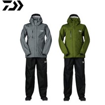 다이와 DR-3822 레인 슈트 22년 우비 낚시복, 올리브