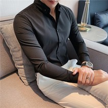 Z3JC 남성 루즈핏 캐주얼 빅사이즈 긴팔 비즈니스 코디 셔츠