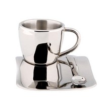 홈아트 스텐 에스프레소잔 세트 컵스푼 LY4318