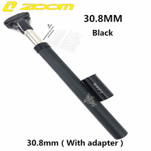 싯포스트 자전거 시트포스트 안장봉 줌 서스펜션 시트 포스트 쇼크 업소버 댐핑 alu mtb 산악 시트 포스트 27.2 28.6 30.1 30.4 30.9 31.6 33.9mm, 블랙 30.8