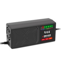 전기 자전거 배터리 48v60v 20ah 7 빛 자동차 충 충 어댑터 온도 보호 완전 종료, 60v 30ah