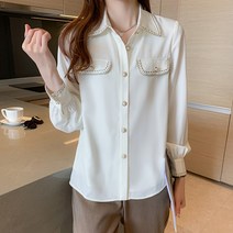 블라우스 여성블라우스 셔츠 여성셔츠 가을블라우스 리본블라우스 P5794