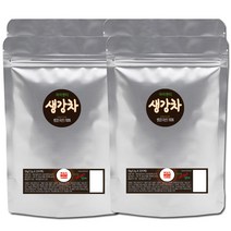 웰빙티모아 생강차 100티백(1.2g) 국산100% 몸이따뜻해지는차 생강효능