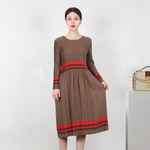 티파니 나염 플리츠 원피스
