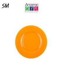SM 아코록 루미락 접시 32cm (전면) 주황색 플레이트 플레이팅 파티 접시, 연두색