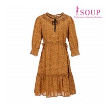 SOUP 더블 플리츠넥 롱 원피스(SW8OPC4)