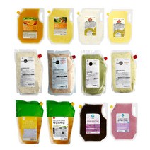 쉐프원 크레잇 이츠웰 청정원 샐러드소스 2Kg 샐러드 드레싱 맛있는드레싱 새콤톡톡 발사믹 무지방 간편소스 업소용 가정용 대용량 대량소스, 크레잇 키위 드레싱 2Kg