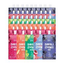 1am 하루하나 곤약젤리 무설탕 150g, 50개(복10+청포도10+석류10+리치10+포도10)