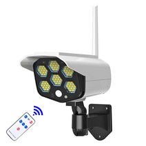 태양광 84 LED 카메라 센서등 4기능 센서벽등 태양등 정원등, 모형CCTV태양광센서등(DJDV76), 1개