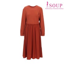 숲 믹스드패브릭 플레어 원피스(SW9OP82)