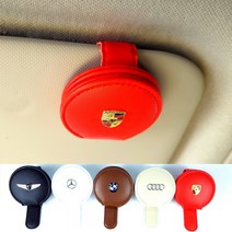 자동차 차량용 선글라스 안경 클립 거치대 보관함 벤츠 BMW, 01 벤츠, 블랙