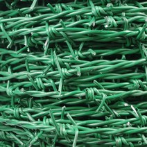 안전철조망 철사 메쉬 펜스 철망 울타리 방범 철조망 난간 창고 간단한 게이트 아연, 그린 아연도금  3.0 굵기 200m 매듭간격 15cm