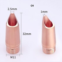 용접 노즐 휴대용 용접기 소모품 튜브 절단 예비 부품 와이어 피드 구리 용접기 스프레이, m11-c4, M11-C4