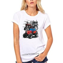 남성 의류 부채꼴 섬유 티셔츠 프린트 트랙터 농업 기계 88309 Sz. S - 3xl 신여름, 09 SkyblueMen_03 L