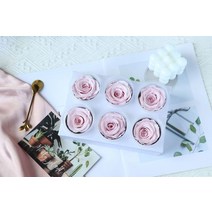 전기포트 드립 주전자 6pcs 4-5cm 영원한 꽃 장미 머리 보존 된 불멸의 발렌타인 데이 DIY 선물 상자 꽃다, 06 old pink 6pcs