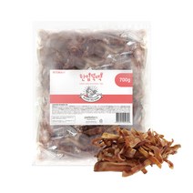 한입뚝딱 대용량 돼지귀 슬라이스 700g, 1