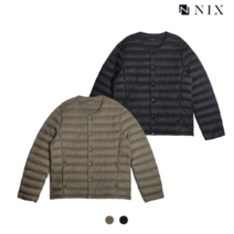 [NIX]남) 가로퀼팅 U넥 경량점퍼(FNOWCUE101P)