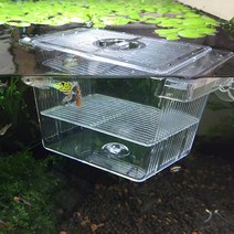 아크릴 어항 수조 새로운 물고기 장식 산란 부화 방 아크릴 탱크 격리 상자 수족관 청소년 인큐베이터 홀더