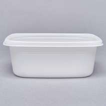 CHAINCOMPANY 밀폐 사각 플라스틱 일회용 죽용기 대 920ml, 죽용기(대/920ML), 50개