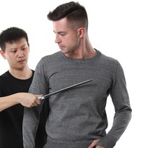 경량 방검복 얇은 호신용품 자기방어 경호용품호신용, 짙은 회색 재킷 특대