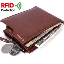 동전 지갑 새로운 RFID 도난 방지 달러 가격 남성 블랙 컬러 슬림 남성용 얇은 카드 홀더 2022 RFID