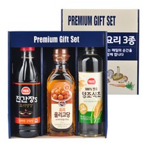 반짝특가 설 선물 세트 3종 진간장 올리고당 식초