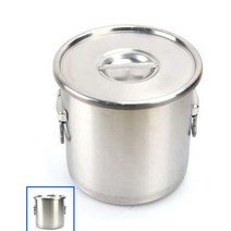 업소용육수통 닭백숙냄비 스텐 양동이 들통 150L, 40갤런