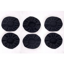 파일럿 항공용 헤드셋용 천 이어 커버 6개 팩