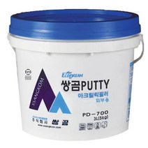 쌍곰 건축용퍼티 쌍곰퍼티 PD-700 5kg, 1개