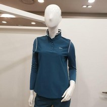 이랜드 [올포유]올포유 여자 봄 간절기 신축성짱 요꼬에리 스포츠 캐주얼 티셔츠 AWTPL1481_동아 강북점, 그린/105_2