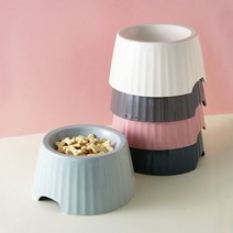 바보사랑 반려동물 도자기 식기(5color) LS.꾸미기 좋은날, 나바조화이트, 상세설명 참조
