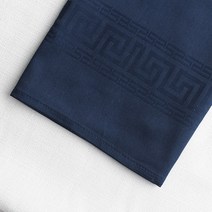 베리안 바리스타 린넨 타올 카페행주 테이블냅킨 순면행주, 5개, 네이비