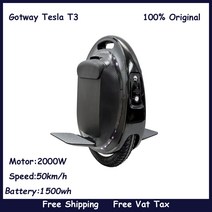 스마트 전기 자전거 Begode Gotway Tesla T3 1500wh 84 16 인치 21700 셀 중공 모터 외발 EUC 2 업그레이드, 01 Tesla T3, 한개옵션1
