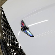 [3G MALL] 제네시스 G70 G80 GV70 GV80 홀로그램 엠블럼 스티커, 선택) 프론트 - G80 RG3