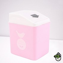 주니어 화장대 미용실 네일샵 사무실 미니 책상 휴지통, 색상, 핑크