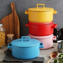 토레타 내열냄비 (20cm) 5color 뚝배기 계란찜 찌개 전골 무균열 솥밥 탕제이스타일리, 핑크, FREE